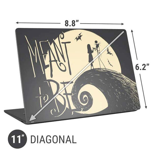 Disney The Nightmare Before Christmas Jack and Sally Meant to Be Universal Laptop 11in (8.8 x 6.2in) Skin